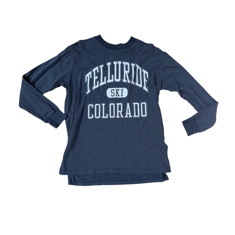 ABERCROMBIE &‎ FITCH Womens Long Sleeve Shirt Telluride Ski Colorado Gorpcore S